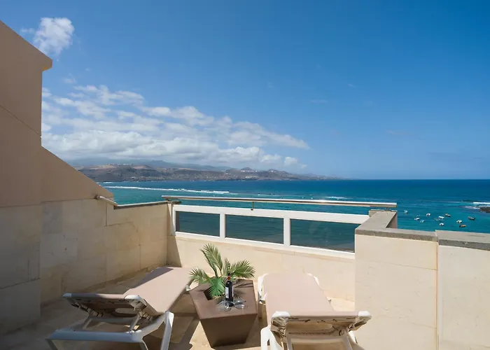 Awesome Beachfront Terrace By Canariasgetaway * Las Palmas de Gran Canaria