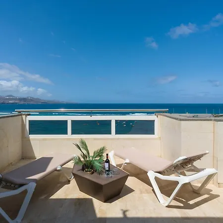 펜션 Awesome Beachfront Terrace By Canariasgetaway 라스팔마스