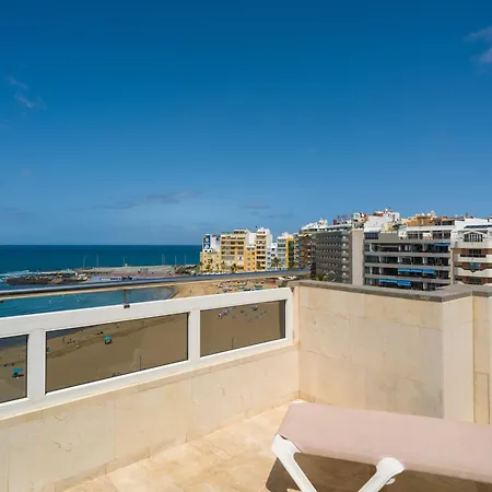 Awesome Beachfront Terrace By Canariasgetaway 라스팔마스