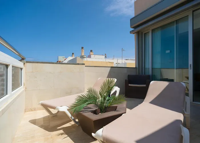 Feriehus Awesome Beachfront Terrace By Canariasgetaway *